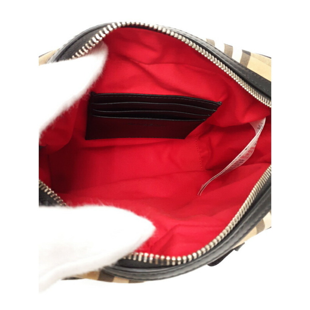 Burberry Check Leather Crossbody Bag Shoulder - Picture 3 of 9